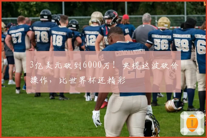3亿美元砍到6000万!央视这波砍价操作,比世界杯还精彩